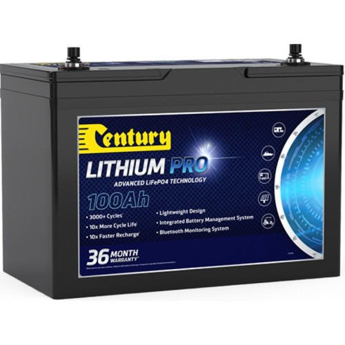 Century Lithium Pro C12-100XLi LiFePO4 Battery