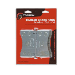 Trojan Trailer Brake Pads, Stainless - Mechanical (Cable) Caliper